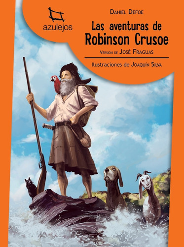 Las Aventuras De Robinson Crusoe - Azulejos Naranja Primera
