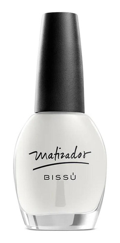 Esmalte De Uñas Bissú Matizador Tratamiento 15ml #455 Transparente/negro