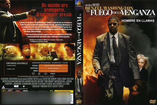 Hombre En Llamas - Denzel Washington - Dvd