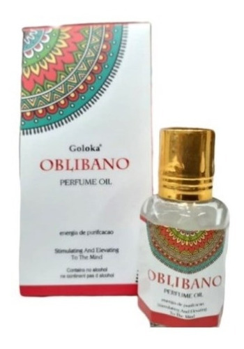 Óleo Perfumado Indiano Goloka Olíbano 6un.10ml - Purificação