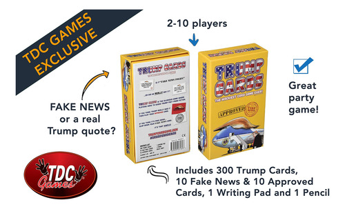 Juego De Cartas Tdc Games Trump Cards, Noticias Falsas O Tru