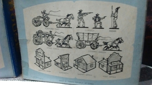 Western House Plastoy Para Soldaditos- Vaqueros