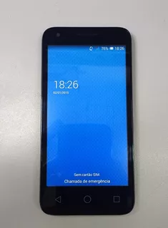 Alcatel Onetouch Pixi 3 Volcano Black 4028e Usado Leia Desc.