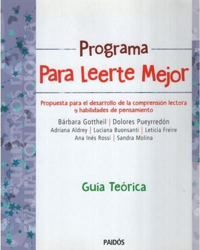 Programa-para Leerte Mejor - Guia Docente - Paidos