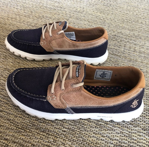 Tênis Skechers Go Step - Boat Shoe Marinho