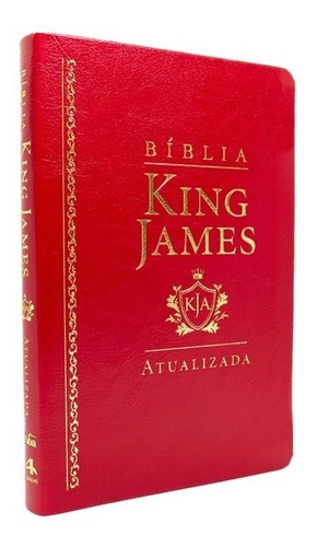 Bíblia King James Atualizada Slim Kja Vinho Luxo