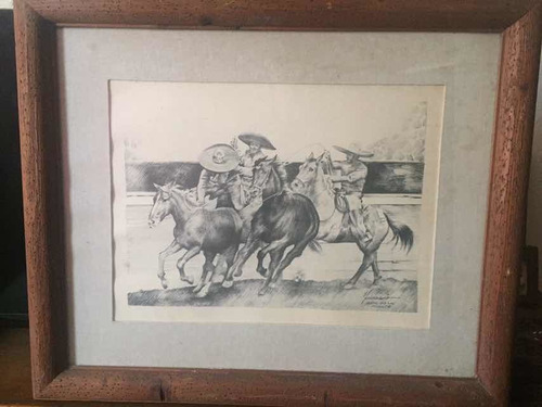Dibujo Lápiz Charreria (Usado)
