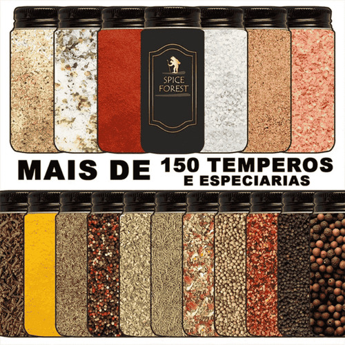 Alecrim Em Pó - Frasco De Vidro Com 30g - Spice Forest