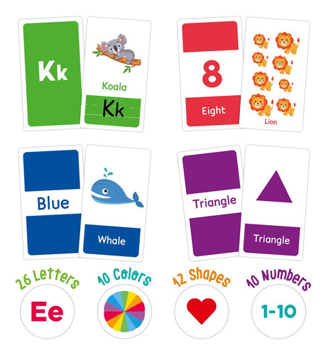 Zz Tarjetas Flash Para Niños Pequeños 58 Tarjetas
