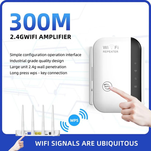 Repetidor Wifi Inalámbrico Amplificador 300m