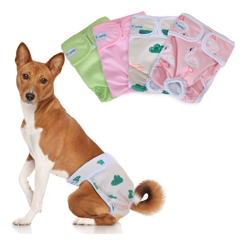 Teamoy  Panales Lavables Para Perros Hembras, Reutilizables