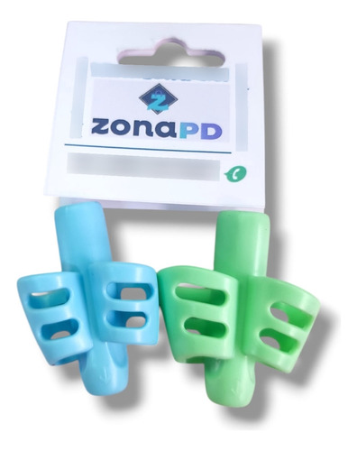 Lapices Corrector Guia Escritura Infantil 2un Verde/celeste