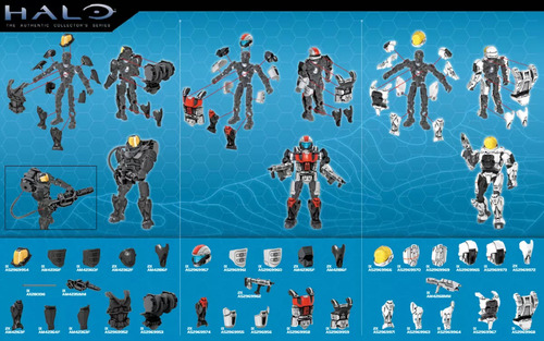 Halo Mega Bloks Collector Case Raro/ Completo (Usado)