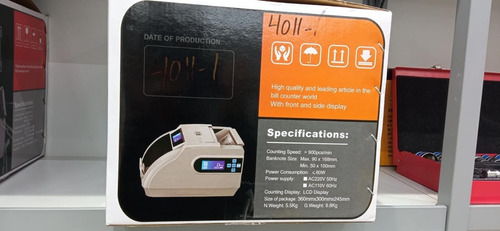 Imagen 7 de 7 de Maquina Contadora De Billete Bill Counter Mod. N86 D Uv/mg