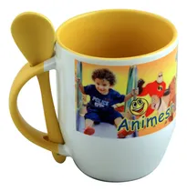 Comprar Taza Personalizada C\u002Fcuchara Impresión Full Color - Delivery