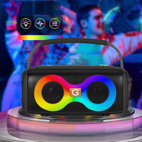 Altavoces Bluetooth Con Luz, Inalámbricos Bluetooth Portátil
