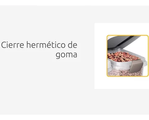 Contenedor Hermético Con Ruedas Para Alimentos 15 kg