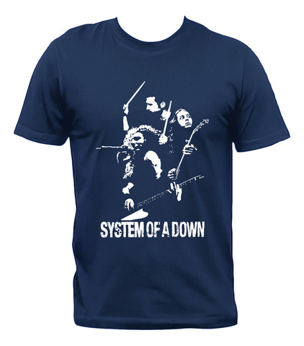 Remera System Of A Down Heavy Metal Algodón Premium