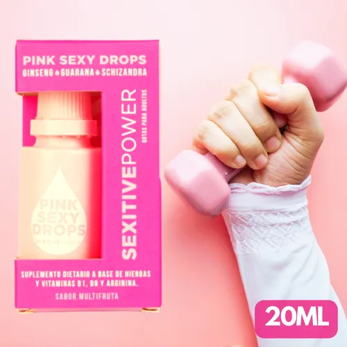 Suplemento Vigorizante + Libido Femenino Pink Sexy Drops
