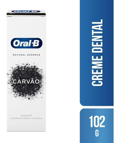 Creme Dental 3d Whitening Therapy Charcoal 102g Oral-b