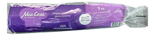 Papel Aluminio 1 Kg- 30 Mts Reales (12 Un) Rollo
