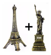 Comprar  Torre Eiffel 22 Cm Estátua Liberdade 25 Cm Miniatura
