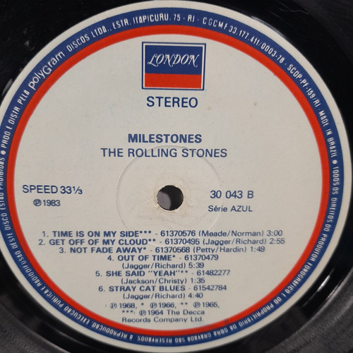 Imagem 7 de 8 de Vinil Lp Rolling Stones Milestone Com Encarte