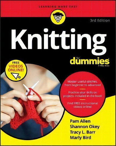 Knitting For Dummies, De Pam Allen. Editorial John Wiley & Sons Inc, Tapa Blanda En Inglés