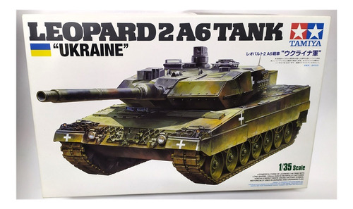 Maqueta A Escala 1/35 Para Armar Modelo Leopard 2a6 Ucrania
