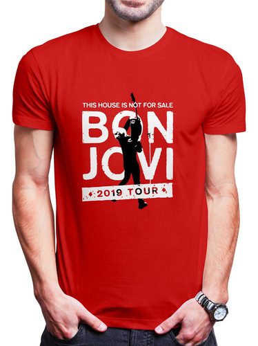 Polo Varon Bon Jovi 2019 Tour 2 (d1707 Boleto.store)