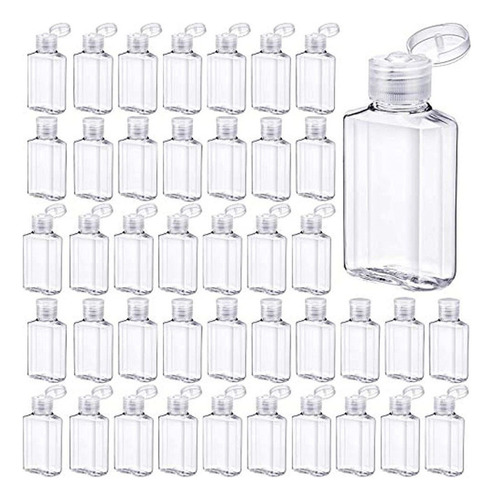 50 Pcs 60ml Botellas Rellenables Botella Cosmética