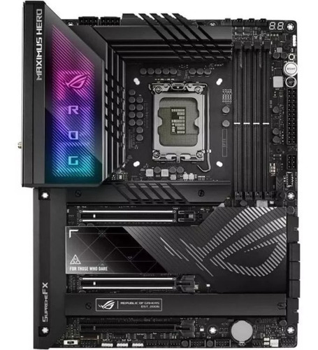 Motherboard Asus Rog Maximus Z790 Hero Intel 13th Wifi E6 ! Color Negro