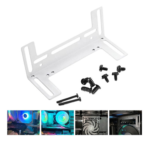 Suporte Para Ventilador De Dissipador De Calor De Pc, Branco