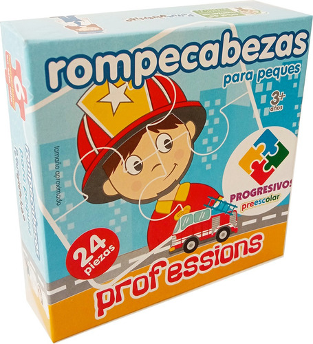 Rompecabezas Preescolar Progresivo Didáctico - Professions