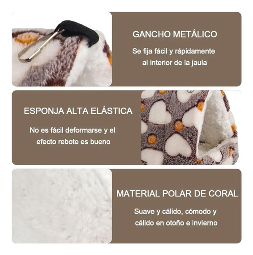 Cama Casa Cuyo Raton Conejo Erizo Hámster Hurón 22 X 21 Cm -