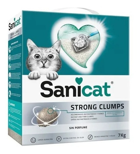 Sanitario Gatos Sanicat - Arena Aglomerante 7 Kg Oferta!