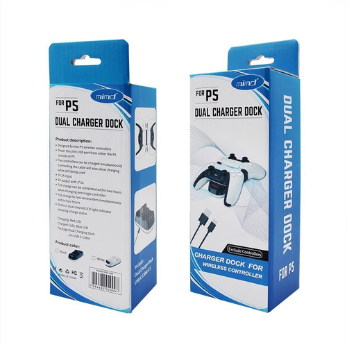 Base De Carga Doble Para Joystick Ps5 Playstation 5
