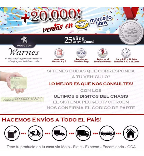Pastillas Freno Delanteras Bosch Citroen C3 Hdi 1.4 03-11
