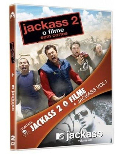 Dvd -  Jackass 2 - O Filme + Jackass Vol.1 (2 Dvd's)