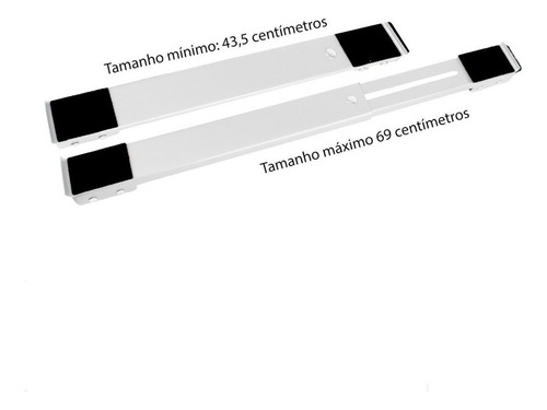 Carrinho Rodinhas Com Freio Para Geladeira Fogão Móveis
