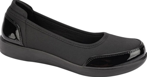 Zapatos Balerinas Confort Comodas De Mujer Negras 43