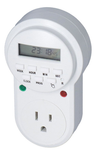 Timer Outlet Digital Programable Para Luces Eléctricas S L