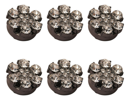 6 Uds Gemelos Camisa Botón Clips Camisa Elegante Accesorios