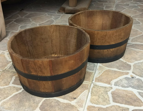 Imagen 2 de 4 de Maceta Mini De Barrica