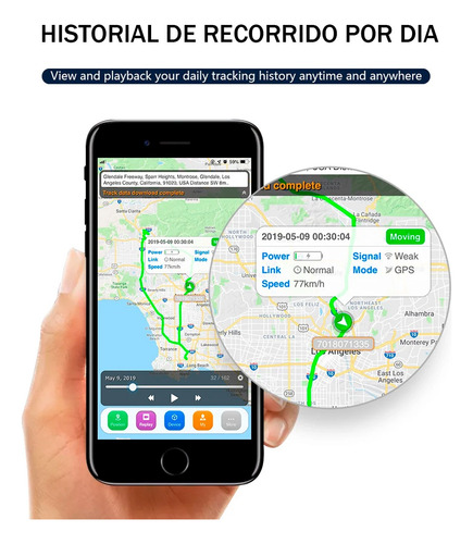 Gps Mini Rastreador Localizador Portatil Auto Persona Moto