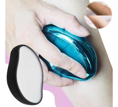 Depiladora de cristal para depilação física Magic Hair Eraser Matte Black Color