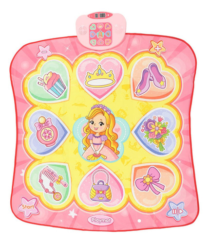Tapete De Baile Musical Para Niños Con Estampado De Dibujos