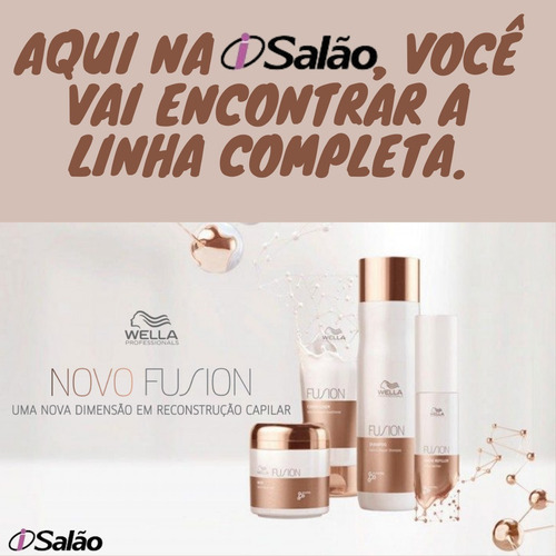 Kit Wella Fusion Shampoo 1l + Máscara 500ml Envio Imediato