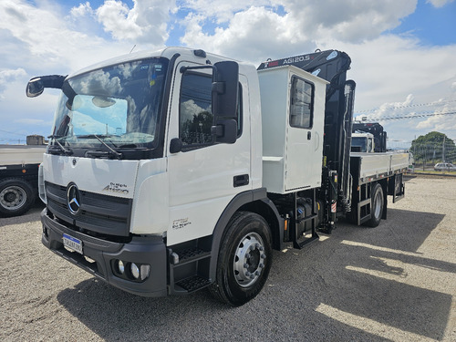 Caminhão Mb Atego 1719 Cabine Itec Munck Argos Agi20.5 2025