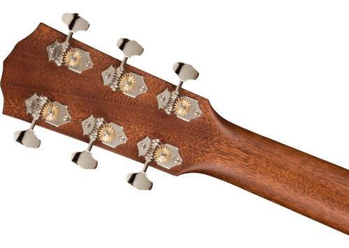 Guitarra acústica Fender Po-220e 0970350303 Orchestra com caixa cor laranja